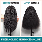 Burmese Curly Glueless Wig Bleached Knots 13x6 Full Pull Go Lace Front Wear Go Wig With Flexible Fit Drawstring