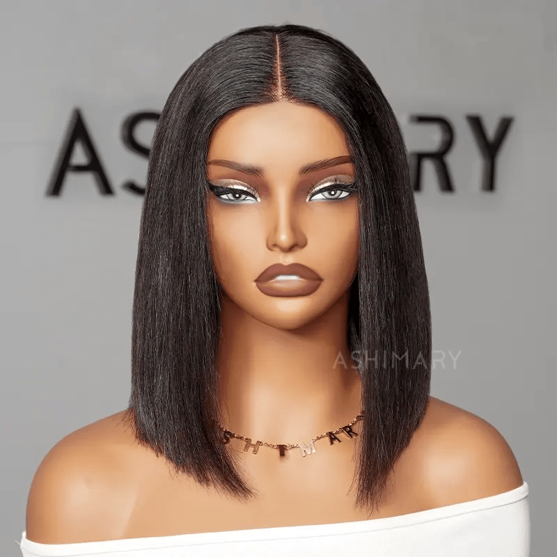 Razor-Sharp Bobs Vietnamese Hair Double Drawn Glueless 2x6 Lace Luxury Sleek Bob Human Hair Wigs