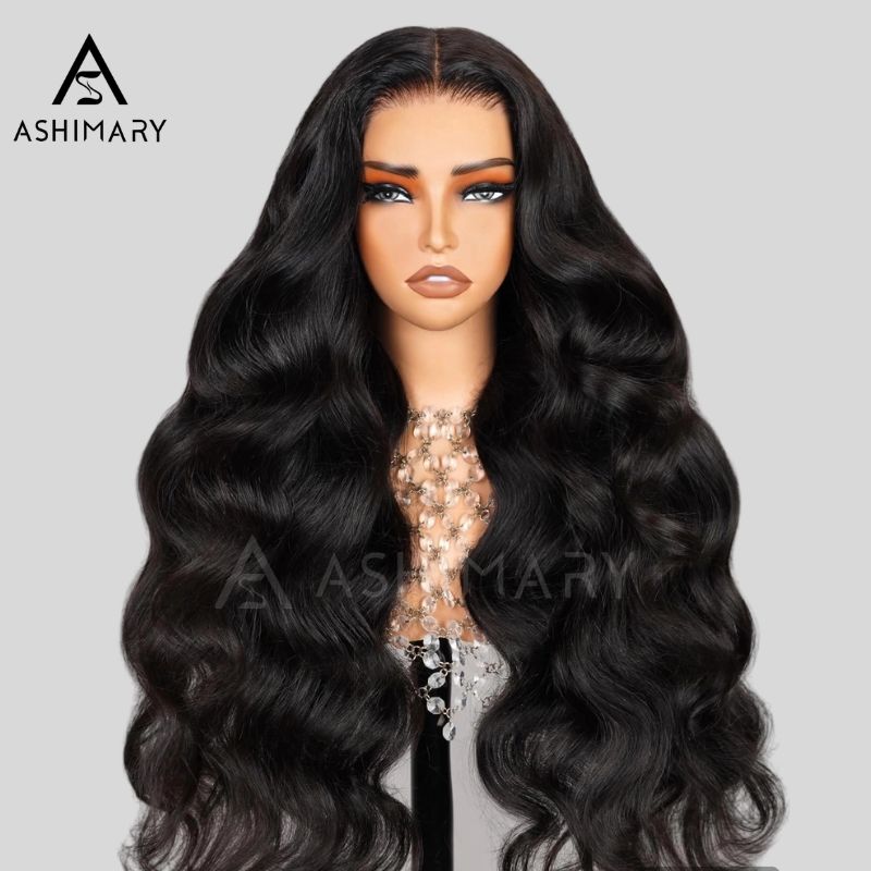 Face Framing Pre-Layered Body Wave Invisi Strap Snug Fit 360 Transparent Lace Frontal Bleached  Knots Pre Cut Lace Wig