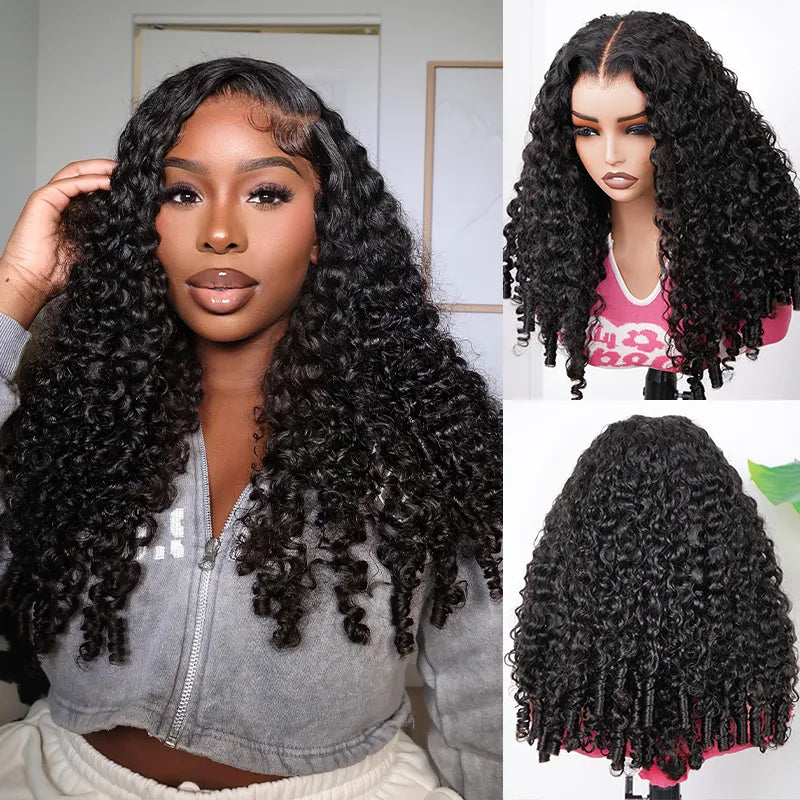 Burmese Curly Glueless Wig 