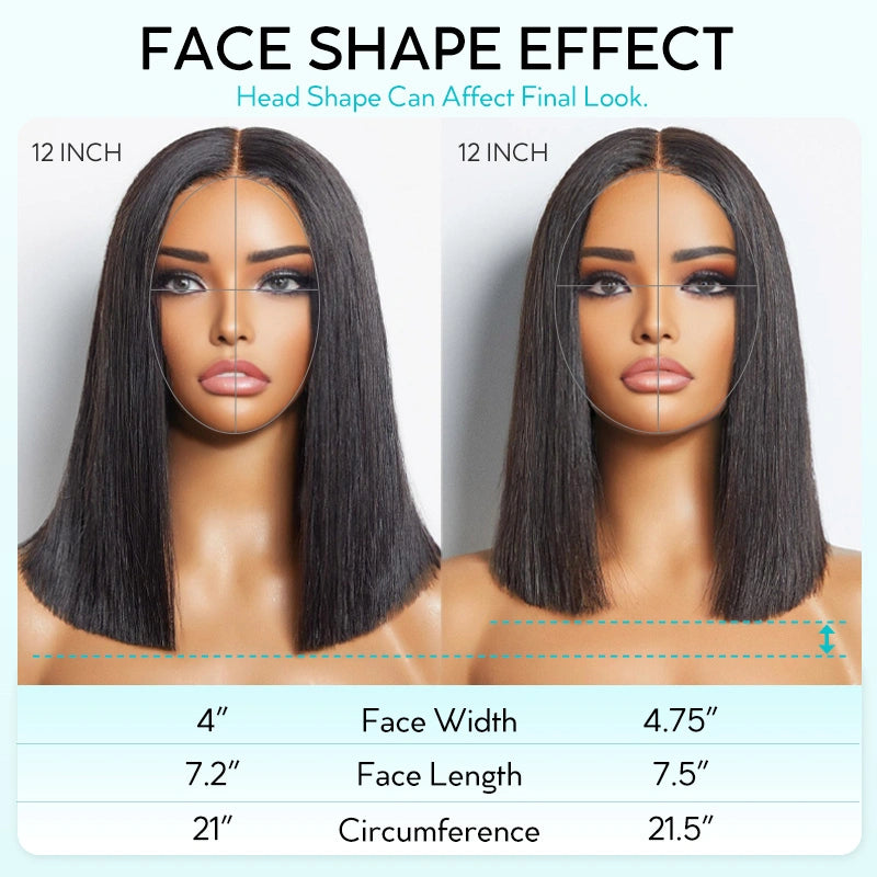 Razor-Sharp Bobs Vietnamese Hair Double Drawn Glueless 2x6 Lace Luxury Sleek Bob Human Hair Wigs