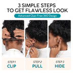 Layer Cut Body Wave With Bang 360 Invisi Strap Lace Frontal Wig