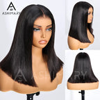 Double Drawn Bone Straight Pull Go 13x4 Lace Bob