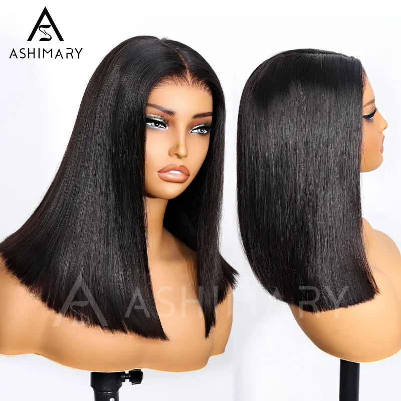 Double Drawn Bone Straight Pull Go 13x4 Lace Bob