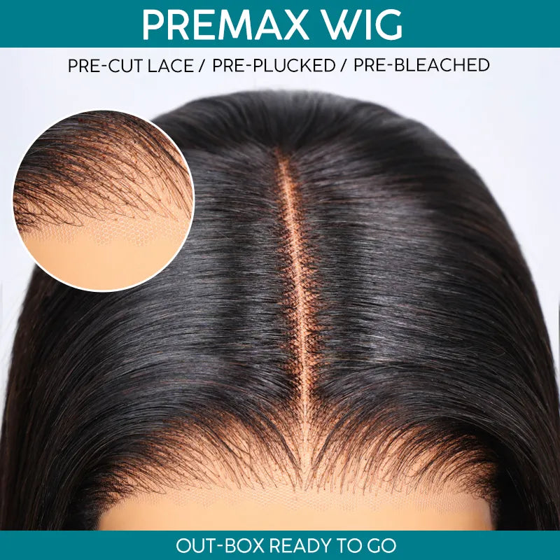Double Drawn Bone Straight Pull Go 13x4 Lace Bob